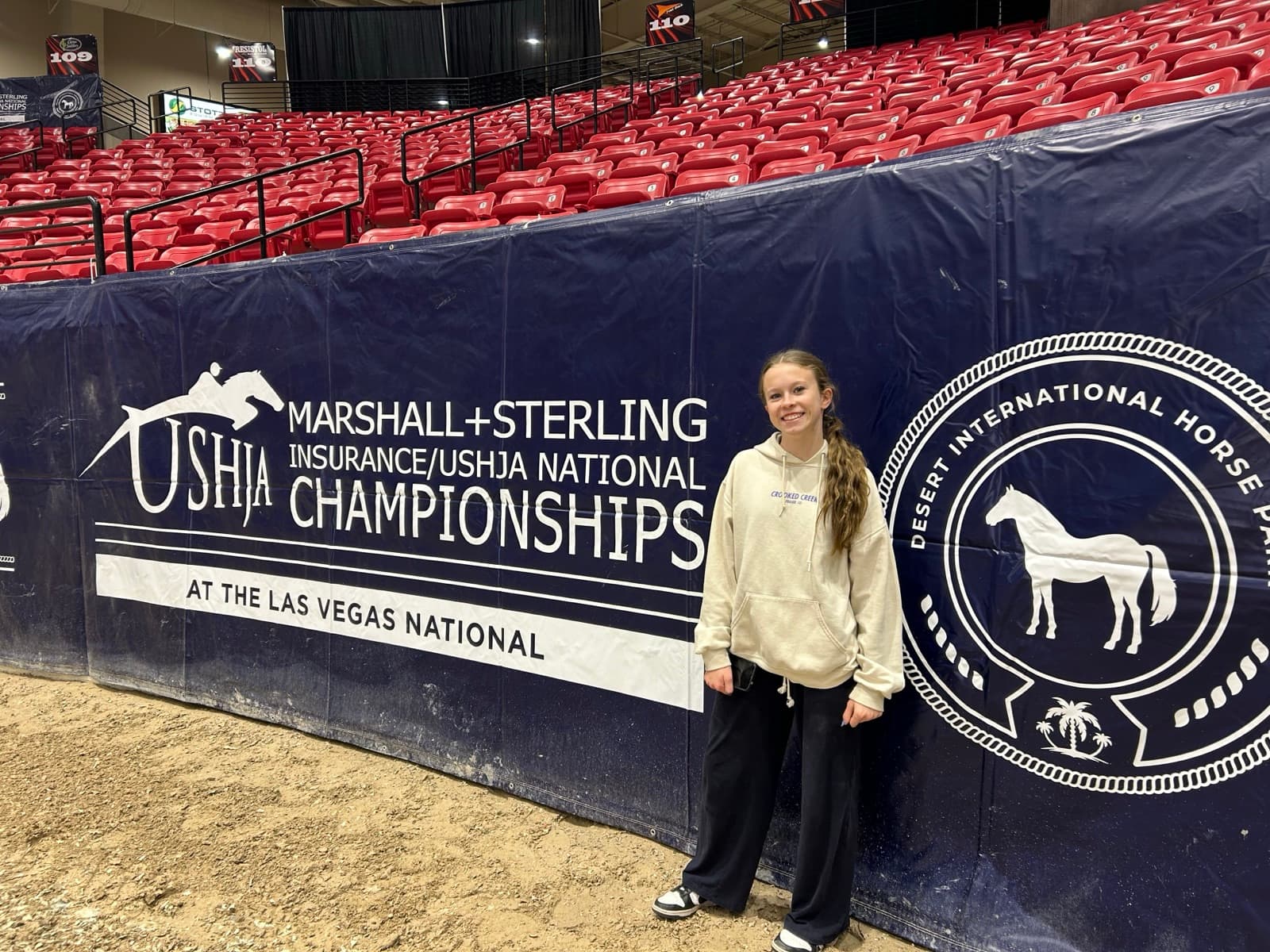Tully at the USHJA Marshall + Sterling National Championships at the Las Vegas National.